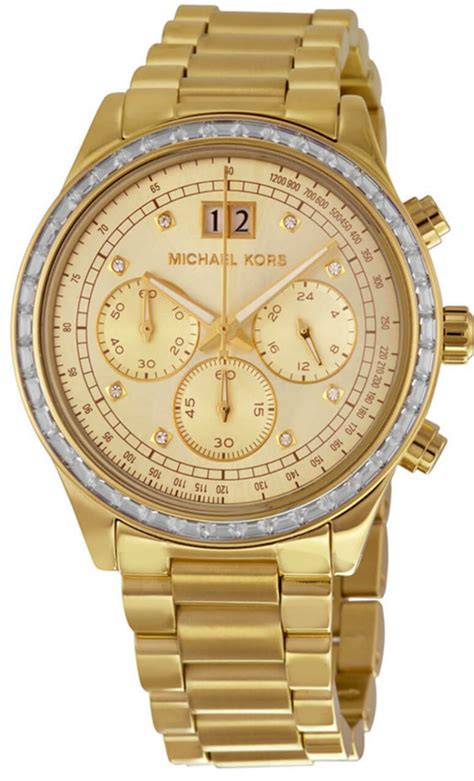 michael kors mk 6187 chroghraph uhr sale|Michael Kors Brinkley Chronograph Gold Dial Ladies .